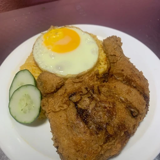 Chicken leg quarter silog